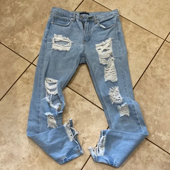 Brandy Melville Jeans Brandy Melville Distressed Jeans Poshmark